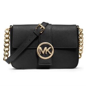 43. Michael Kors Fulton Small Saffiano Leather Crossbody